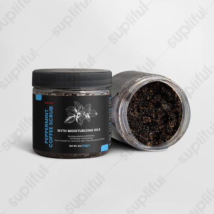 Peppermint Coffee Scrub
